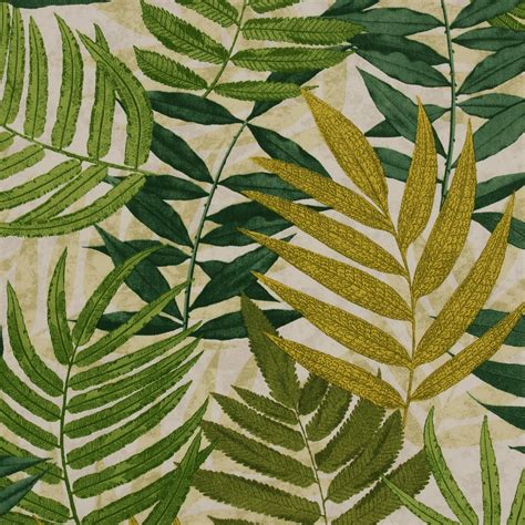 leaf print upholstery fabric